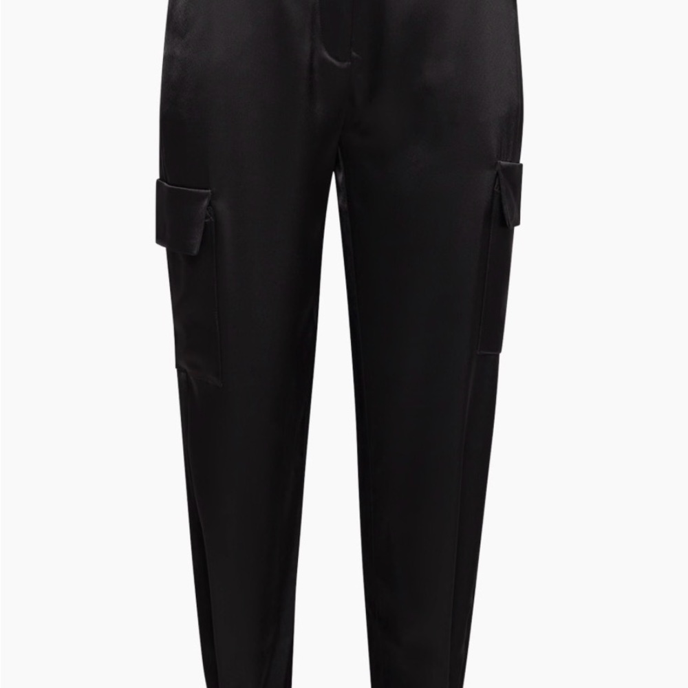 Babaton Black Refined Cargo Pants